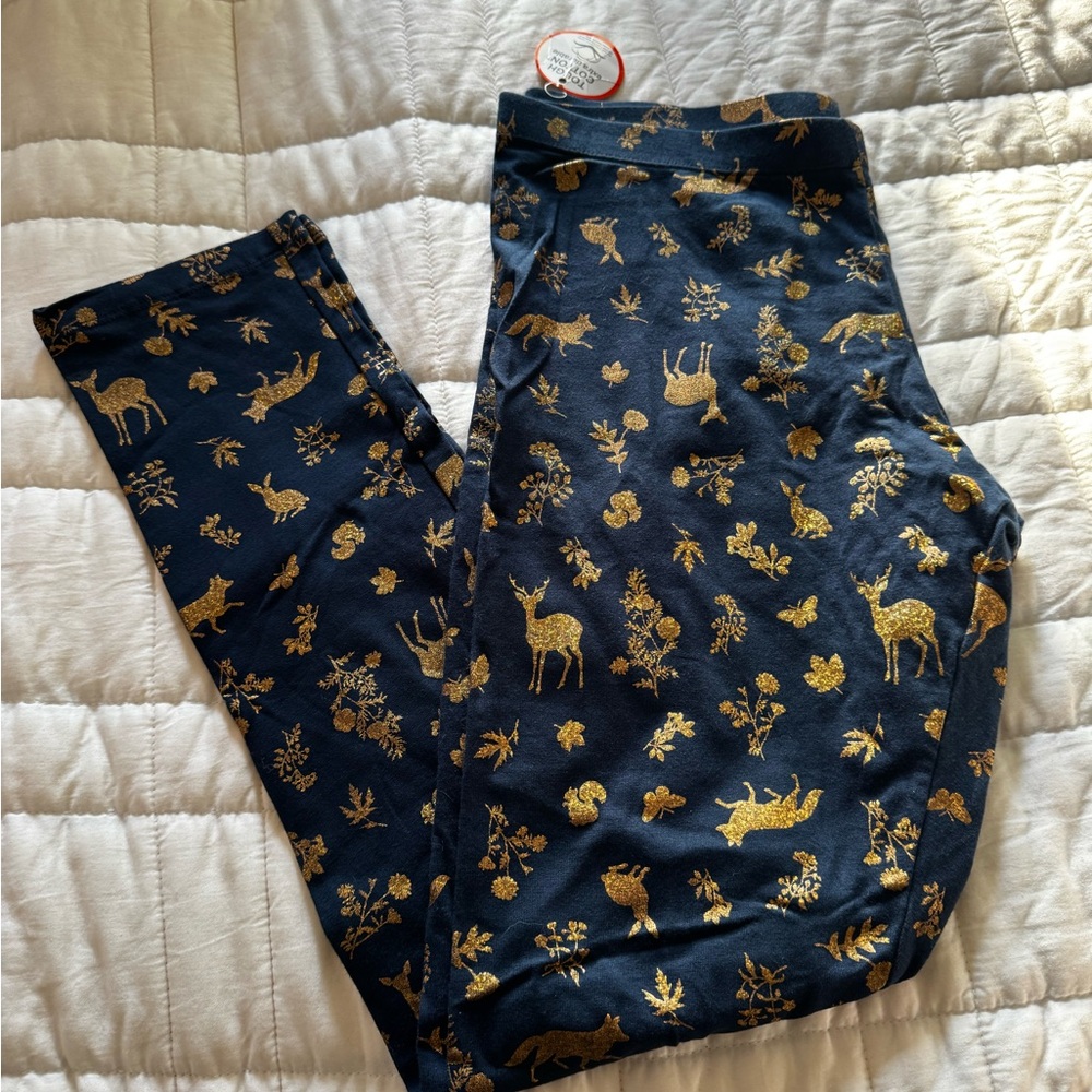 Wonder Nation Woodland Theme 🦊 🦌 🐇 Cotton Leggings NWT - kids size 14-16